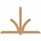 Ekena Millwork Redmond Smooth Timber Gable Bracket, Western Red Cedar, 96"W x 64"H x 5 1/2"D x 5 1/2"F, 16/12 Pitch GBW096X64X0606RED00SWR - alternate 1